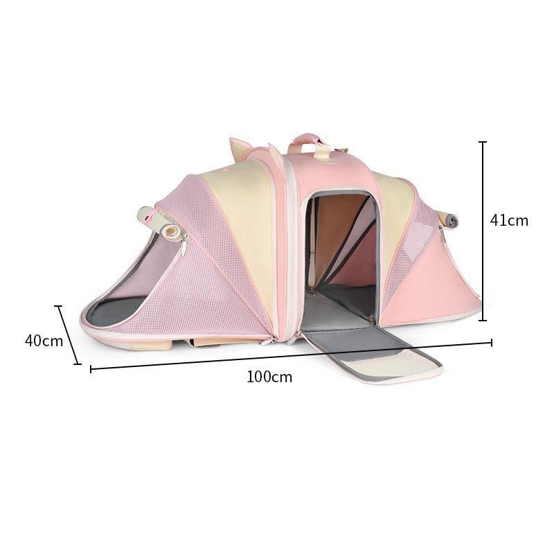 Catvera Foldable Bubble Cat Carrier - Image 3|||PROMPT|||Original clean product image