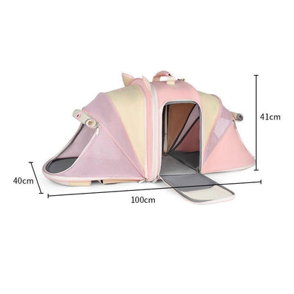 Catvera Foldable Bubble Cat Carrier - Image 3|||PROMPT|||Original clean product image