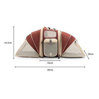 Catvera Foldable Bubble Cat Carrier - Image 8|||PROMPT|||Original clean product image