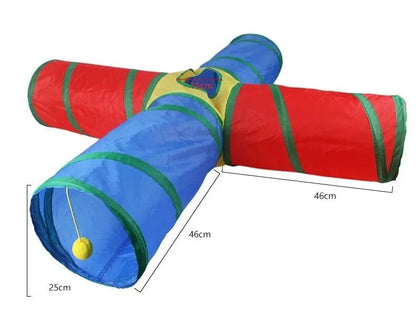 Catvera Foldable Cat Tunnel System - Image 16|||PROMPT|||Original clean product image