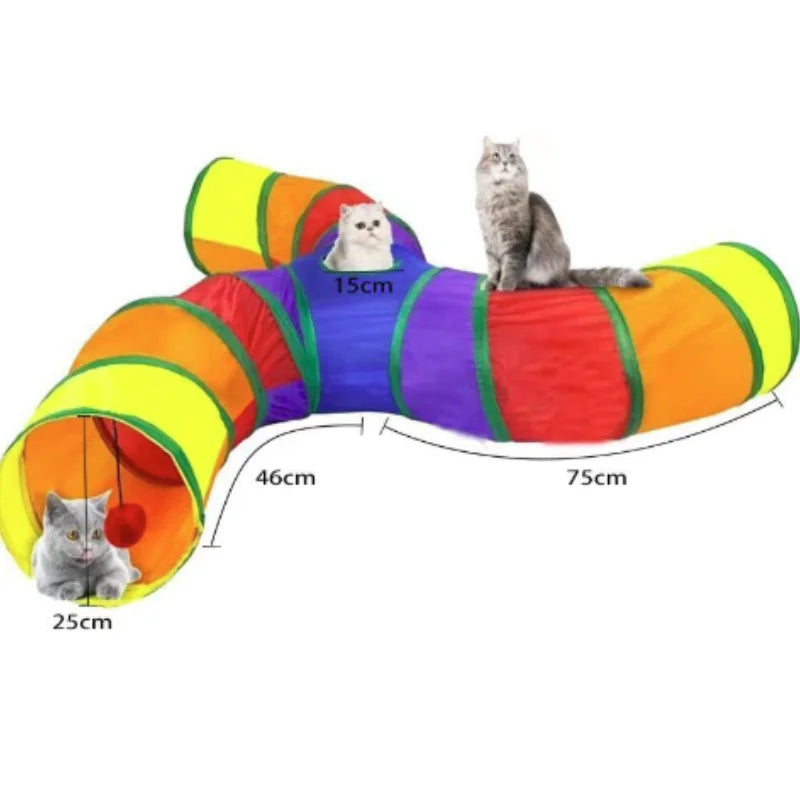 Catvera Foldable Cat Tunnel System - Image 17|||PROMPT|||Original clean product image