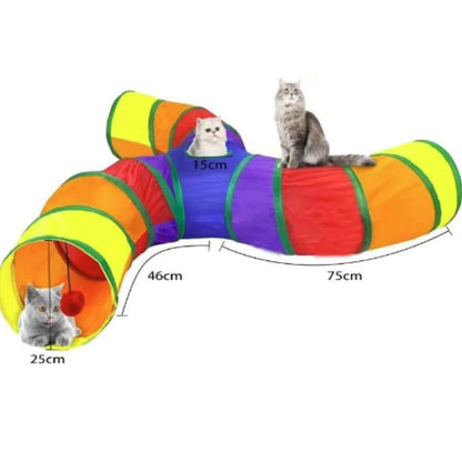 Catvera Foldable Cat Tunnel System - Image 17|||PROMPT|||Original clean product image
