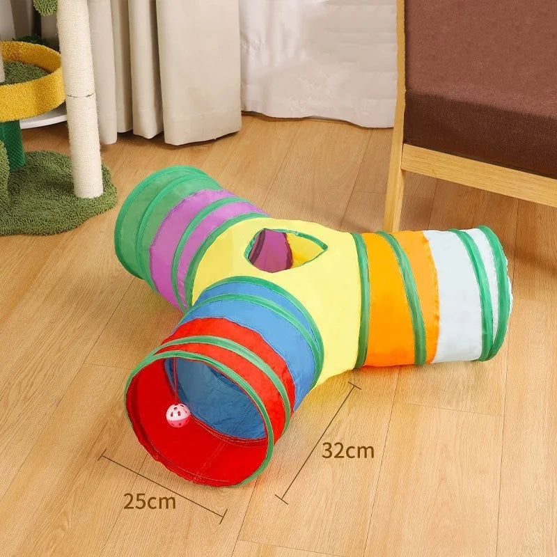 Catvera Foldable Cat Tunnel System - Image 20|||PROMPT|||Original clean product image