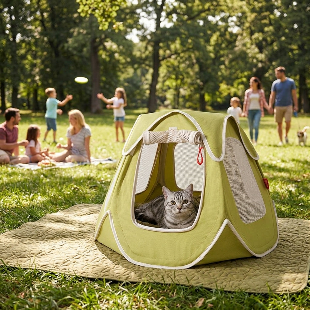 Catvera Foldable Outdoor Cat Tent - Ultimate Outdoor Comfort
