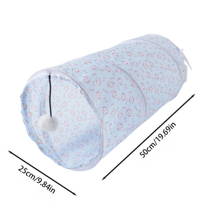Catvera Foldable Rainbow Play Tunnel - Image 11|||PROMPT|||Original clean product image