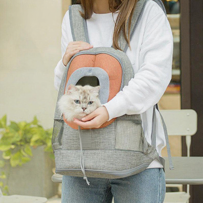 Catvera Front Chest Cat Carrier Backpack - Image 5|||PROMPT|||Original clean product image