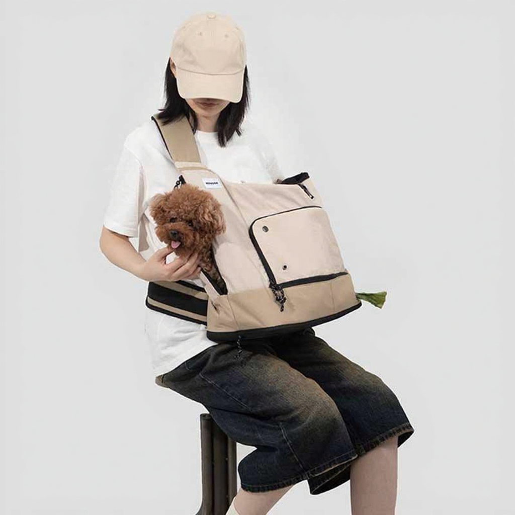 Catvera Front Facing Cat Carrier Backpack - Image 9|||PROMPT|||Cleaned image. Original analysis: Found 1 brand name embossed/printed on the cap and 1 brand name visible on the pet carrier backpack