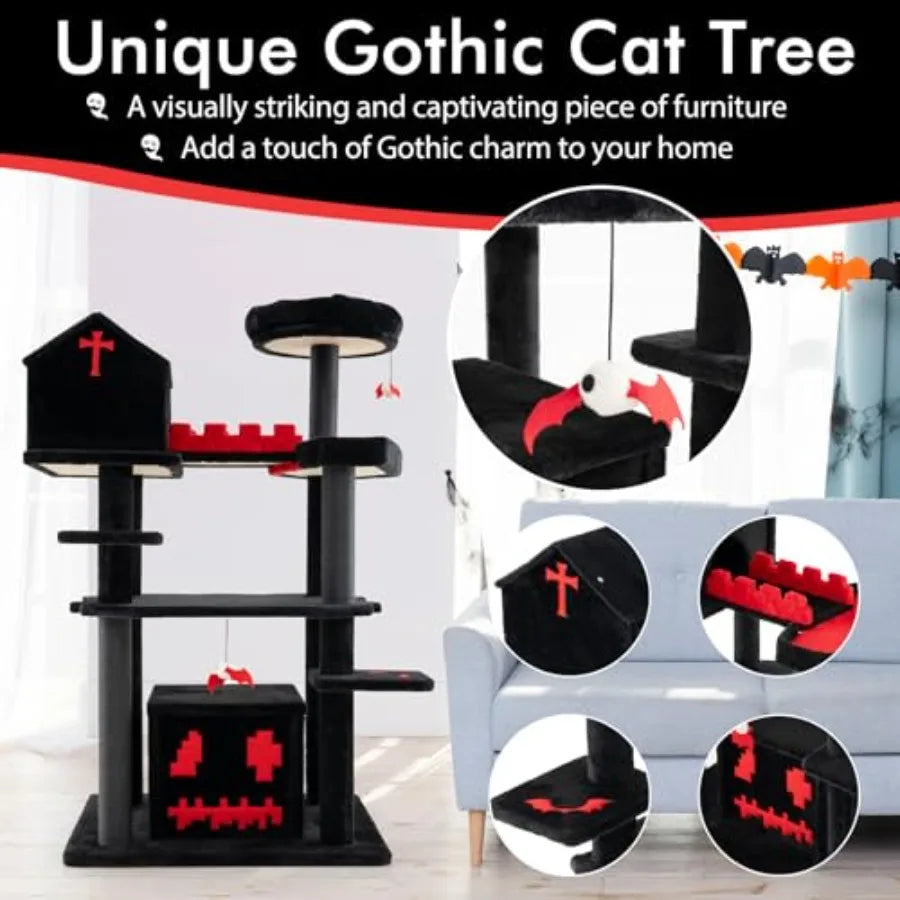 Catvera Gothic Cat Tree 49