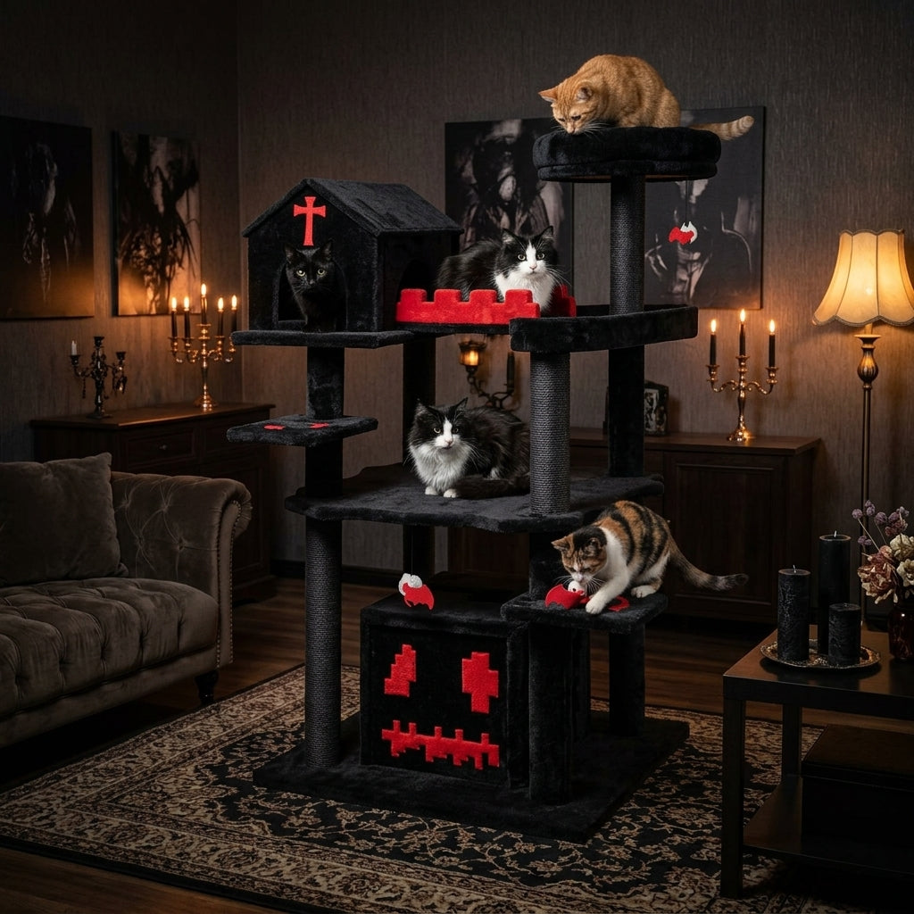Catvera Gothic Cat Tree 49