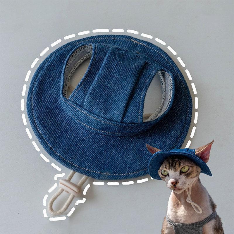 Catvera Hairless Cat Sun Hat - Image 14|||PROMPT|||Original clean product image