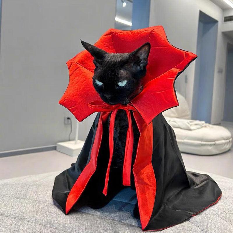 Catvera Halloween Vampire Cat Cape - Image 7|||PROMPT|||Original clean product image