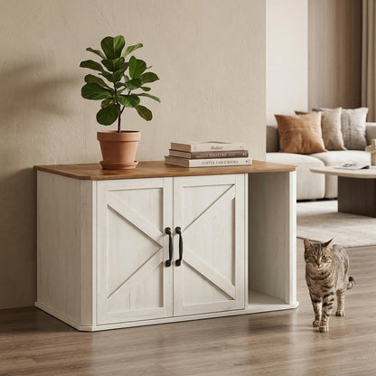 Catvera Hidden Litter Box Cabinet - Main Product Image