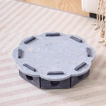 Catvera Interactive Felt Puzzle Box - Image 8|||PROMPT|||Cleaned image. Original analysis: found 1 watermark/text overlay with brand/product name 'Felt Gray' in the top left corner