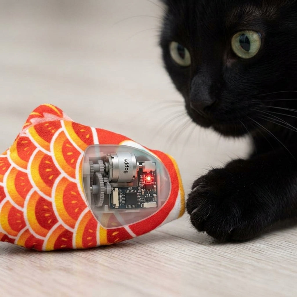 Catvera Interactive Motion Sensor Fish - Advanced Motion Detection Technology