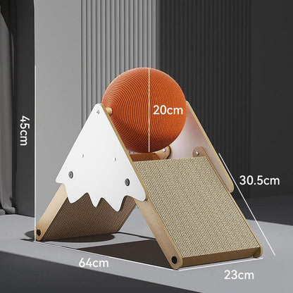 Catvera Interactive Scratching Ball Board - Image 2|||PROMPT|||Original clean product image