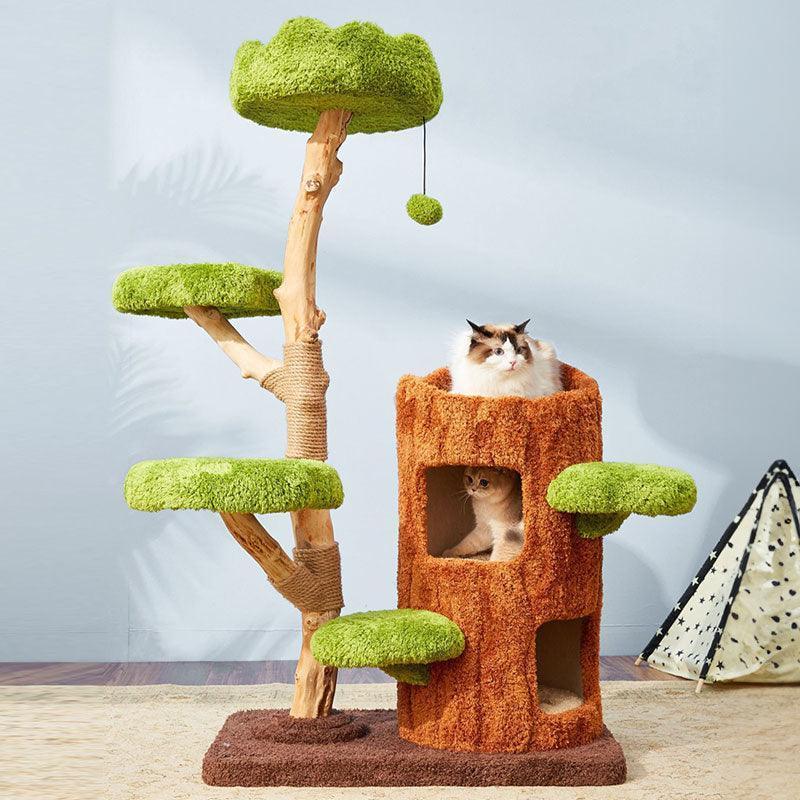 Catvera Luxury Multi-Level Cat Tree - Image 4|||PROMPT|||Original clean product image