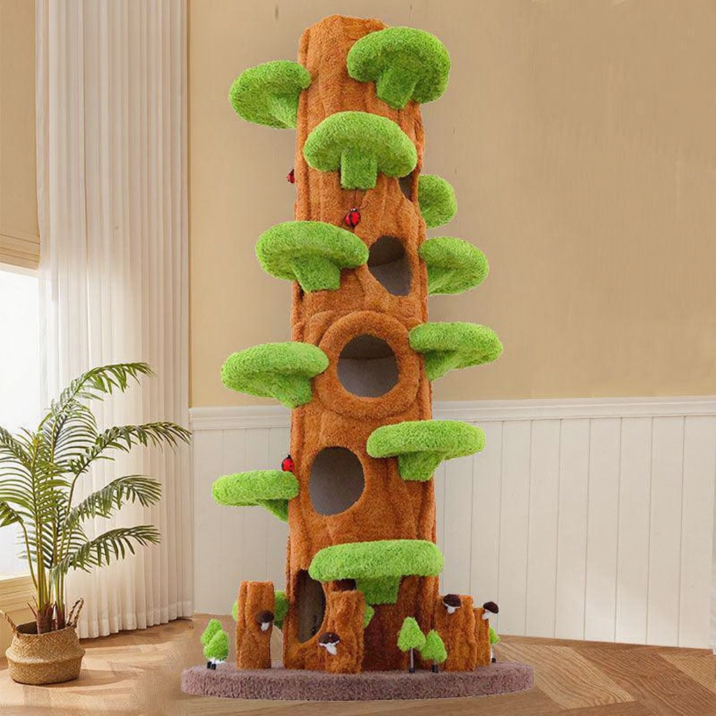 Catvera Luxury Tree Cat Climbing Tower - Image 10|||PROMPT|||Original clean product image