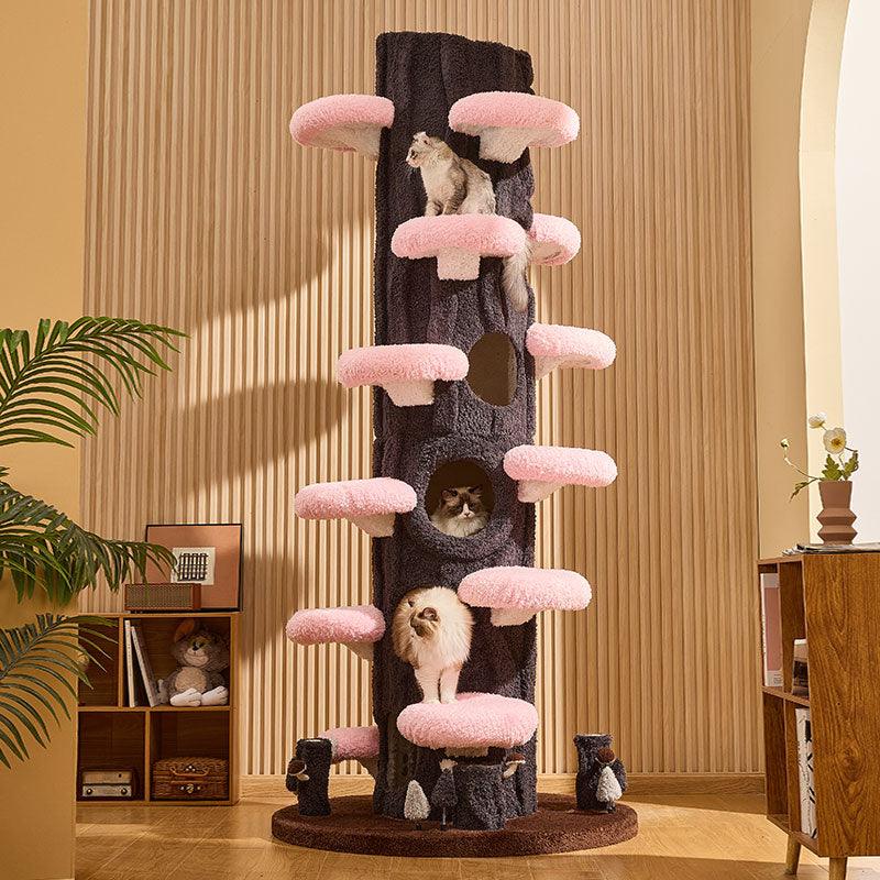 Catvera Luxury Tree Cat Climbing Tower - Image 4|||PROMPT|||Original clean product image