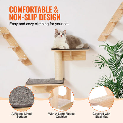 Catvera Modular Cat Wall Climbing System - Image 5|||PROMPT|||Original clean product image