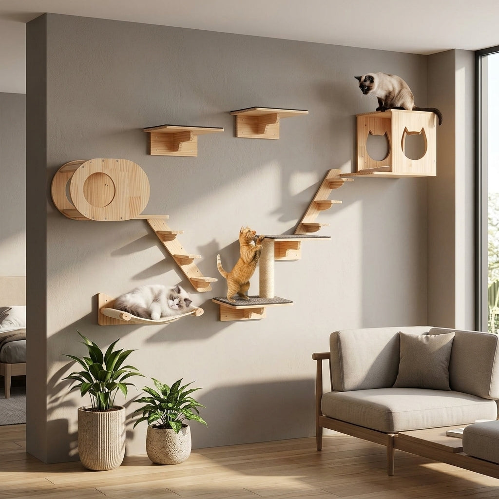 Catvera Modular Cat Wall Climbing System - Main Product Image