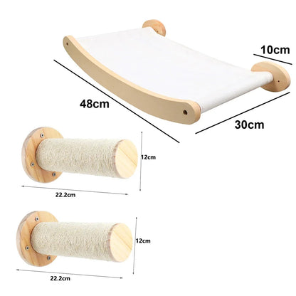 Catvera Modular Wall Cat Climbing System - Image 16|||PROMPT|||Original clean product image