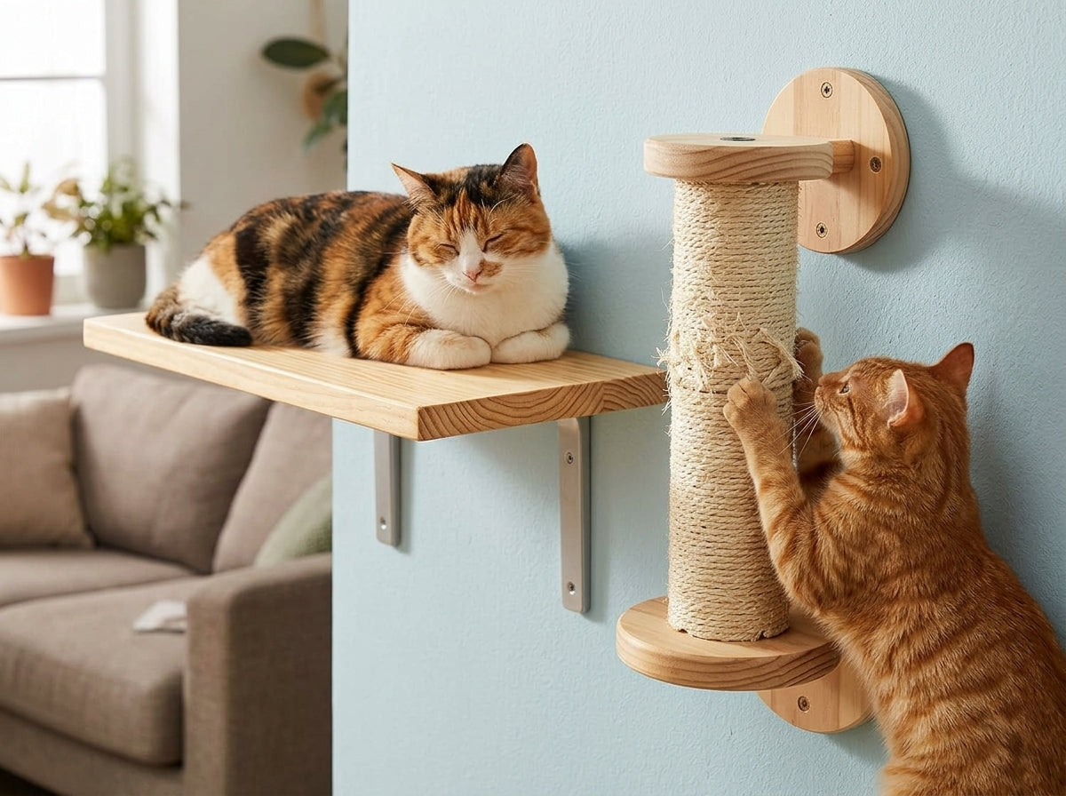 Catvera Modular Wall Cat Climbing System - Built to Survive Daily Cat Adventures
