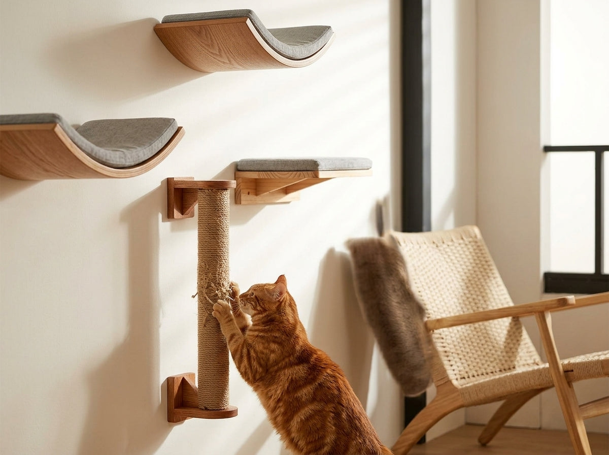 Catvera Modular Wall Cat Climbing System - Built to Survive Years of Feline Adventures