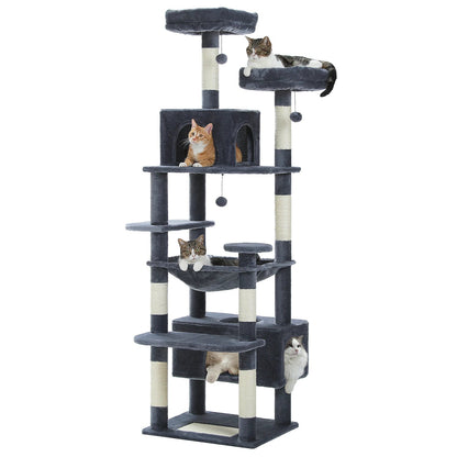 Catvera Multi-Level Cat Tree Tower - Image 10|||PROMPT|||Original clean product image