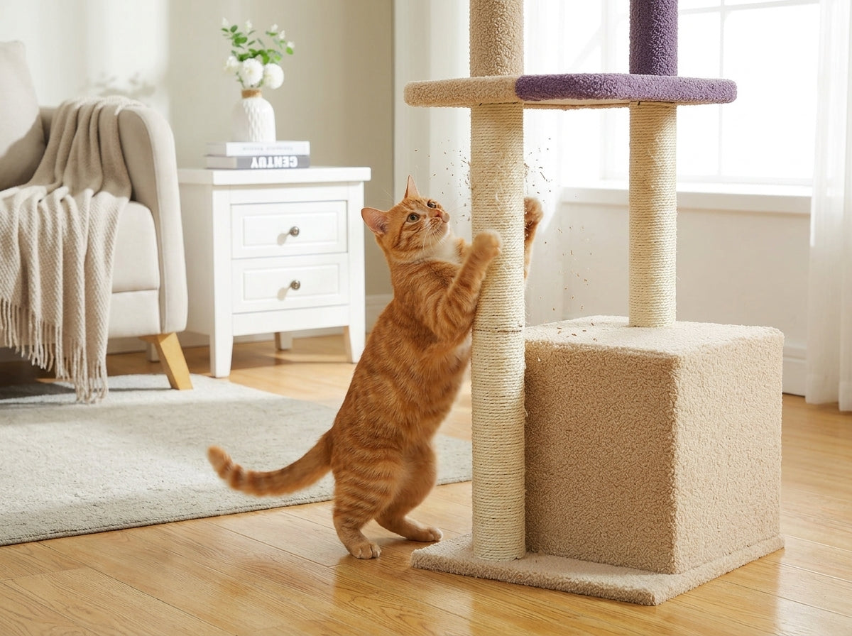 Catvera Multi-Level Cat Tree Tower - Built to Survive Even the Most Playful Cats