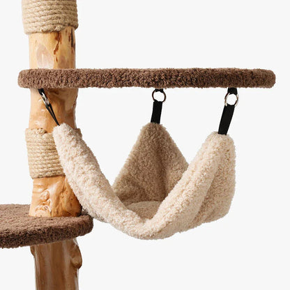 Catvera Multi-Level Wooden Cat Tree - Image 14|||PROMPT|||Original clean product image