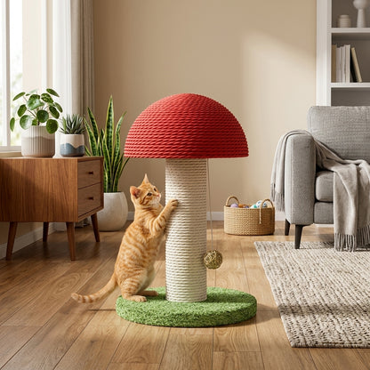 Catvera Mushroom Cat Scratching Post - Main Product Image