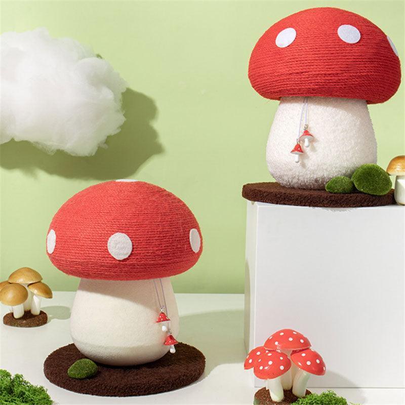 Catvera Mushroom Cat Scratching Tree - Image 12|||PROMPT|||Original clean product image