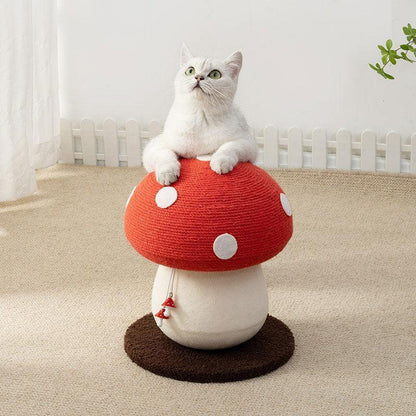 Catvera Mushroom Cat Scratching Tree - Image 14|||PROMPT|||Original clean product image