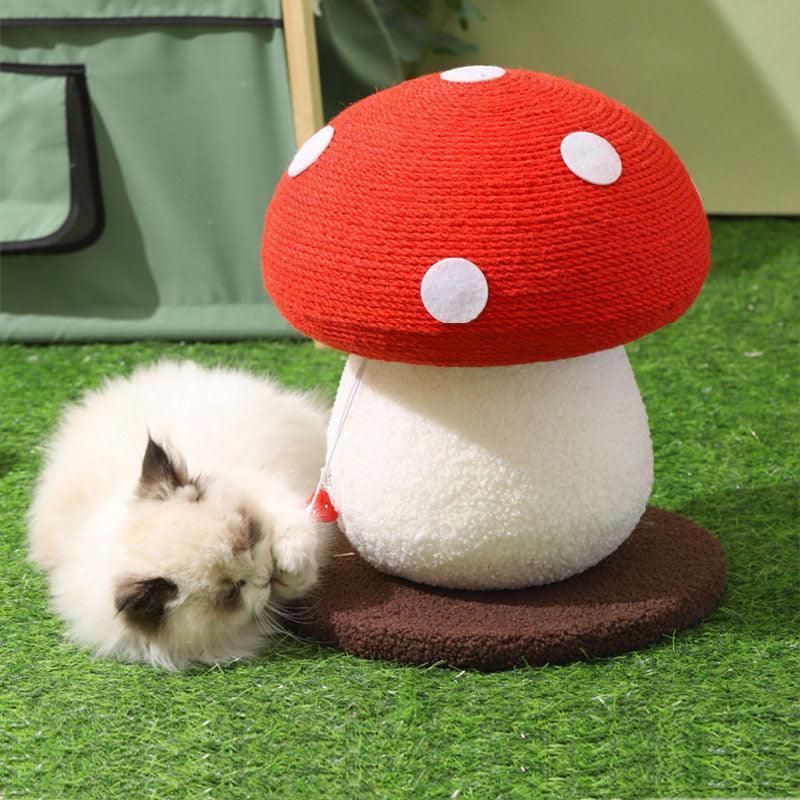 Catvera Mushroom Cat Scratching Tree - Image 9|||PROMPT|||Original clean product image