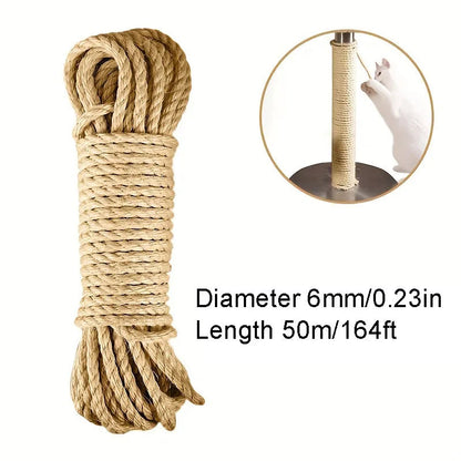 Catvera Natural Sisal Scratching Rope - Image 7|||PROMPT|||Original clean product image