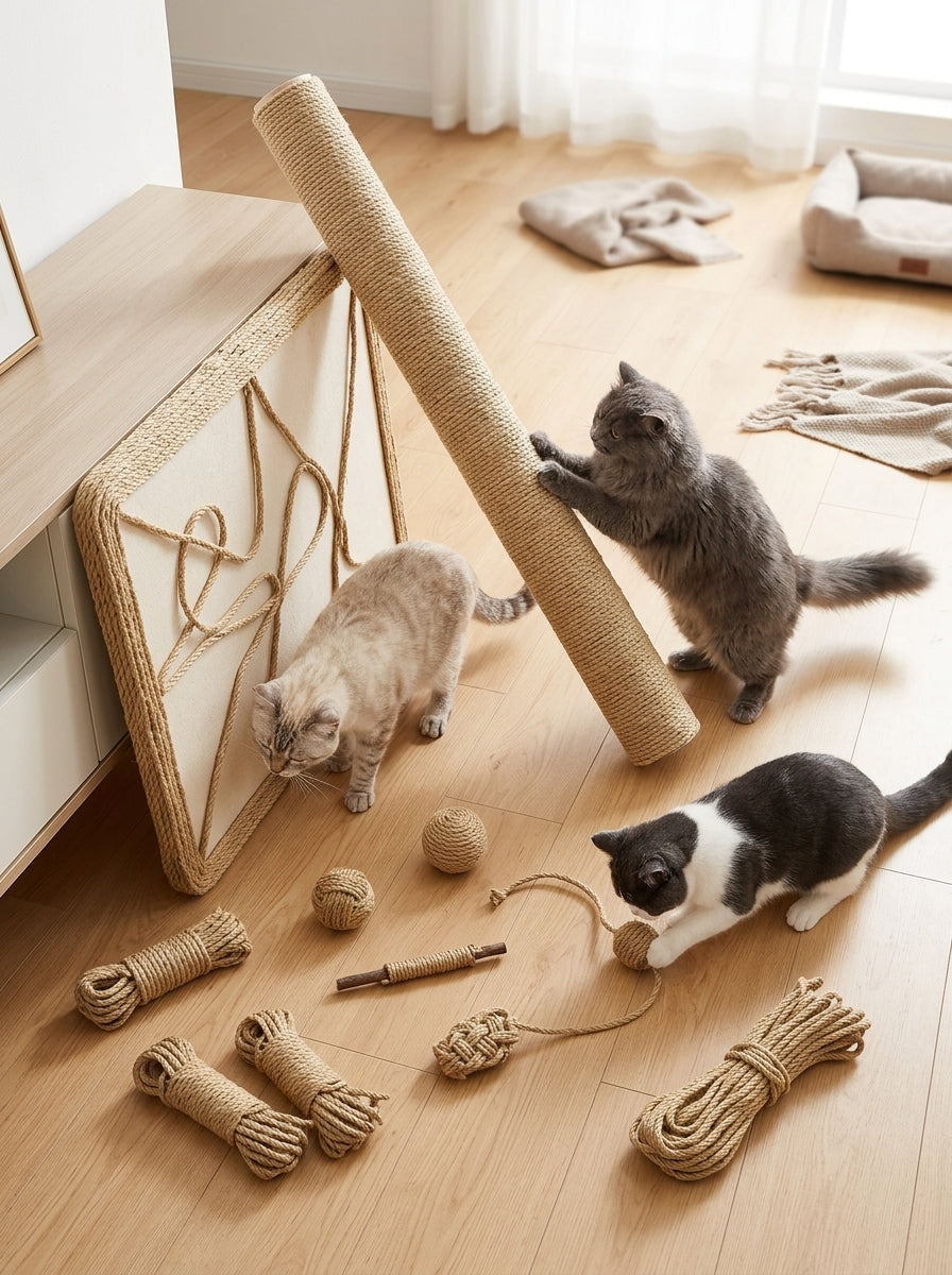 Catvera Natural Sisal Scratching Rope - Versatile DIY Solutions