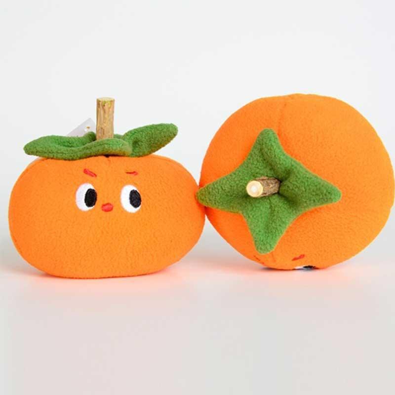 Catvera Orange Persimmon Dental Chew Toys - Image 6|||PROMPT|||Original clean product image