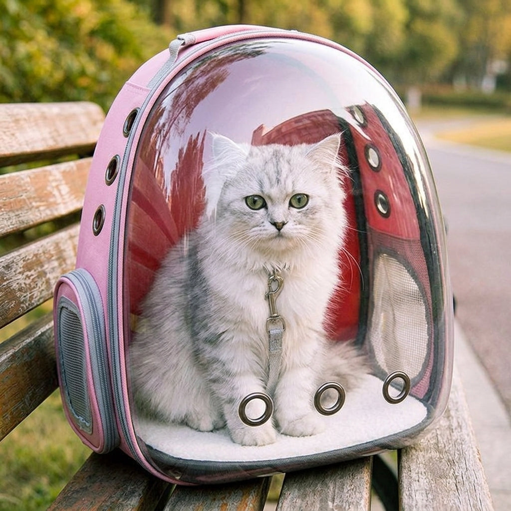 Catvera Panoramic Bubble Cat Backpack - Ultimate Comfort & Safety