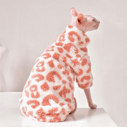 Catvera Pink Leopard Sphynx Sweatshirt - Image 8|||PROMPT|||Original clean product image