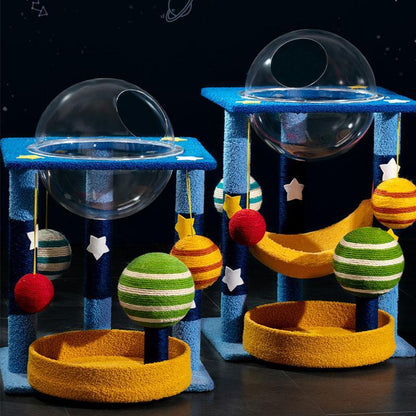 Catvera Planet Theme Cat Tree Tower - Image 13|||PROMPT|||Original clean product image