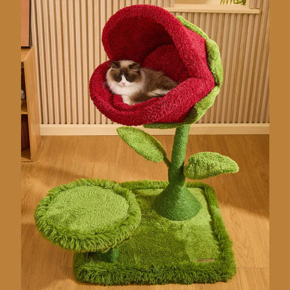 Catvera Plant Monster Cat Tree Tower - Image 10|||PROMPT|||Original clean product image