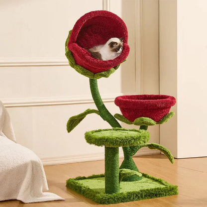 Catvera Plant Monster Cat Tree Tower - Image 14|||PROMPT|||Original clean product image