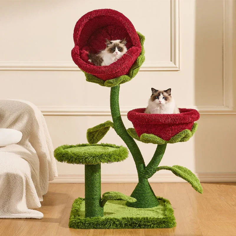 Catvera Plant Monster Cat Tree Tower - Image 2|||PROMPT|||Original clean product image