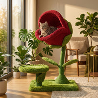 Catvera Plant Monster Cat Tree Tower - Main Product Image
