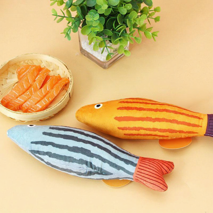 Catvera Plush Catnip Fish Toy - Image 11|||PROMPT|||Original clean product image