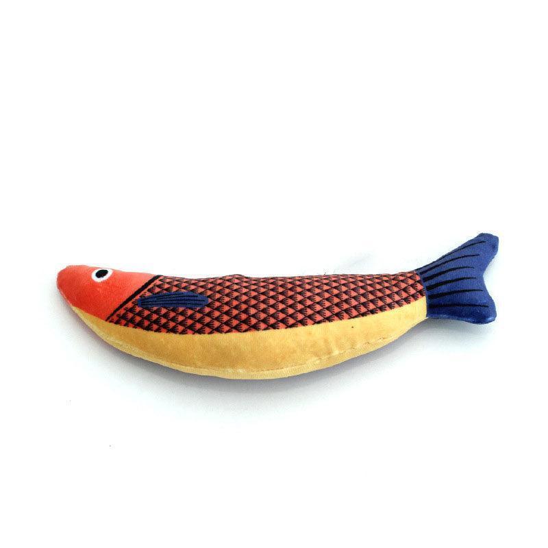 Catvera Plush Catnip Fish Toy - Image 9|||PROMPT|||Original clean product image