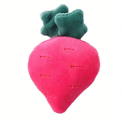 Catvera Plush Fruit Kicker Toys - Image 5|||PROMPT|||Original clean product image