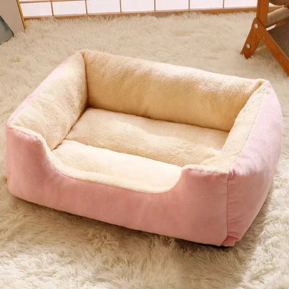 Catvera Plush Pet Bed - Image 1|||PROMPT|||Original clean product image