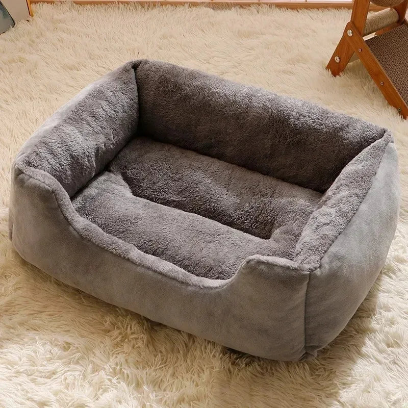 Catvera Plush Pet Bed - Image 4|||PROMPT|||Original clean product image