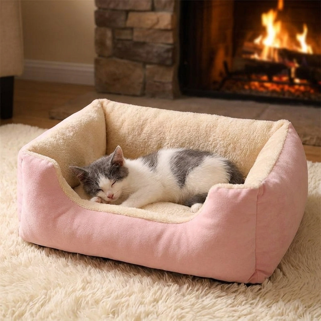 Catvera Plush Pet Bed - Ultimate Comfort Design